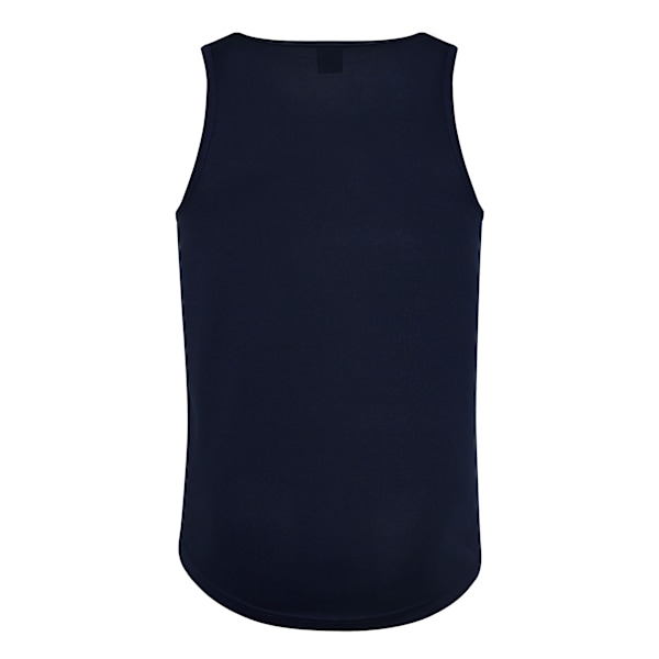 AWDis Just Cool Herr Sport Gym Enkel Tank Top / Linne XL Fransk French Navy XL