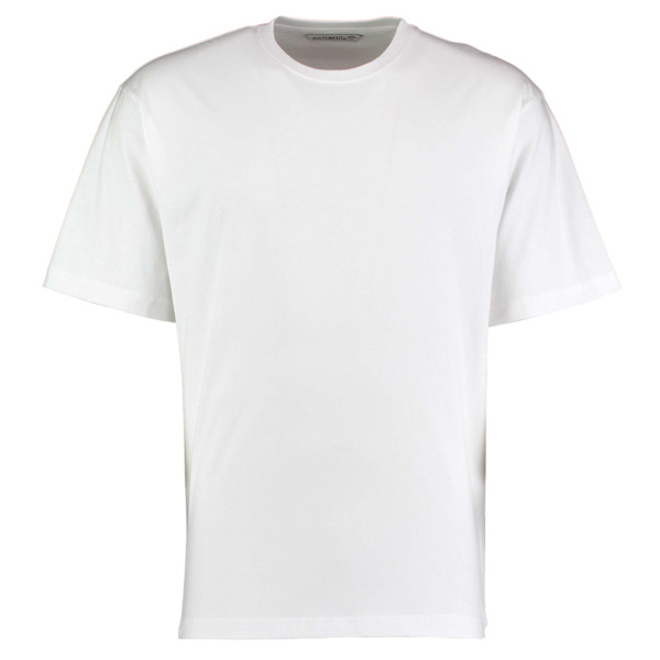 Kustom Kit Hunky Superior T-shirt för män, kortärmad, XL, vit White XL