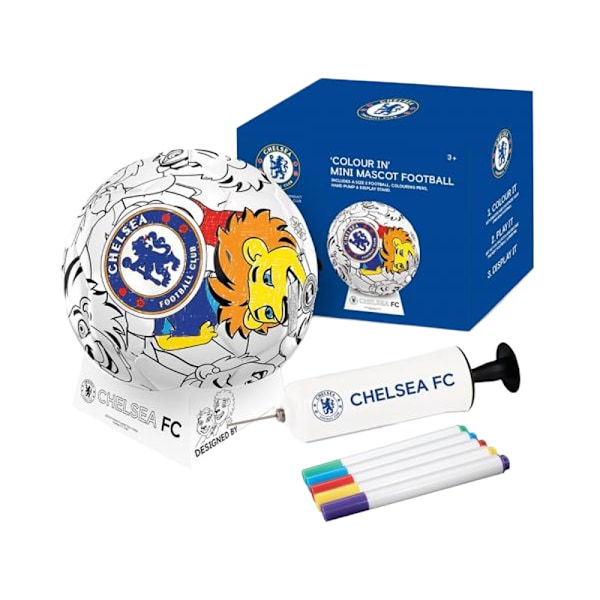 Chelsea FC Färglägg Mini Fotbollsset 2 Flerfärgad Multicoloured 2