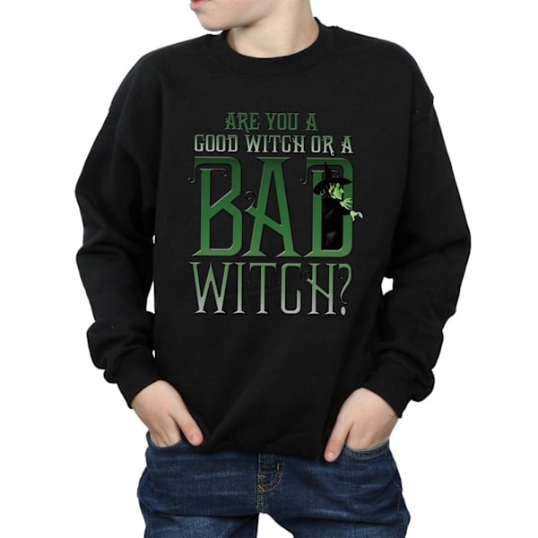 Trollkarlen från Oz Pojkar God Häxa Ond Häxa Sweatshirt 5-6 År Black 5-6 Years