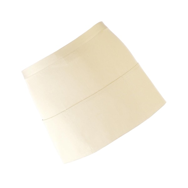Premier Ladies/Womens Colours 3-fickor Förkläde / Arbetskläder (2-pack) Natural One Size