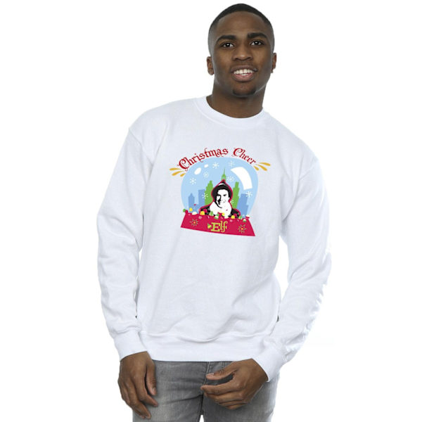 Elf Herr Jul Snöglob Sweatshirt M Vit White M