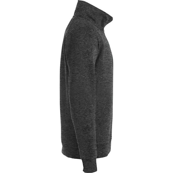 Clique Unisex Classic Melange Halvzip Sweatshirt L Anthr Anthracite L