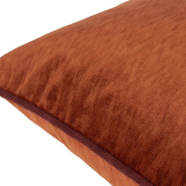 Paoletti Torto Rektangulär Kuddfodral i Sammet 50cm x 50cm Rus Russet/Marsala 50cm x 50cm