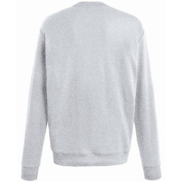 Fruit Of The Loom Herr Sweatshirt med set-in ärmar 2XL Heather Grey Heather Grey 2XL