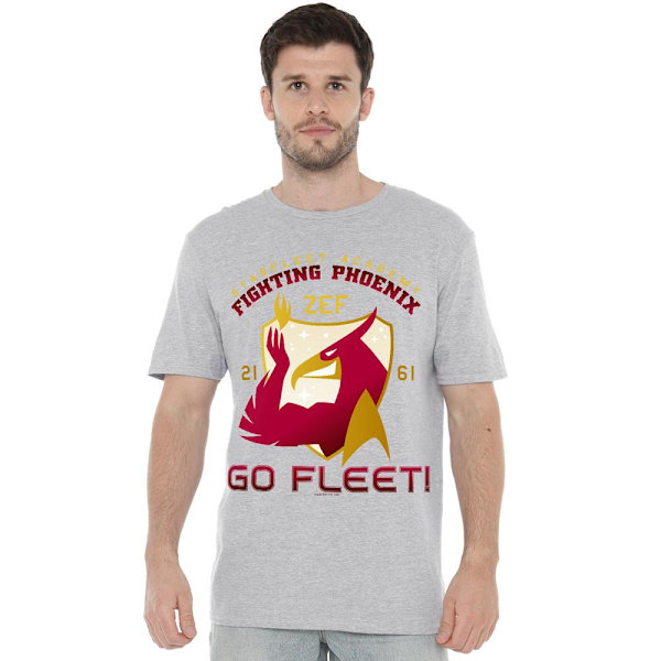 Star Trek Herr Fighting Phoenix T-Shirt M Sport Heather Sport Heather M