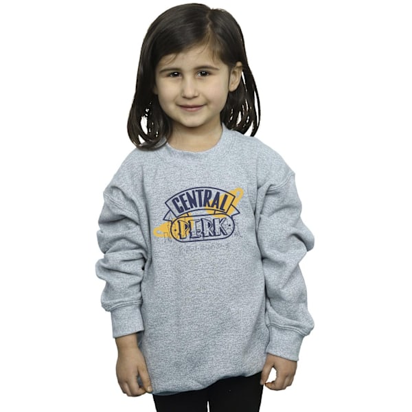 Friends Girls Central Perk Sweatshirt 7-8 år Sports Grey Sports Grey 7-8 Years