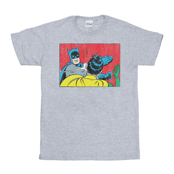 DC Comics Batman Robin Slap T-shirt M Sports Grey Sports Grey M