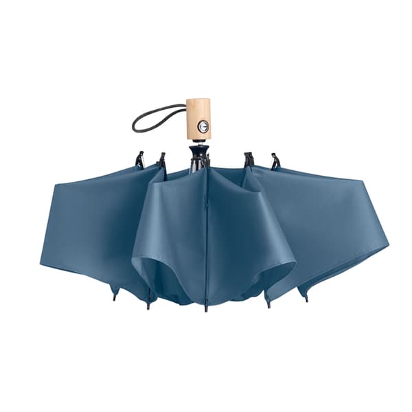 MidOcean Leeds Bambu 190T Hopfällbart Paraply One Size Blå Blue One Size