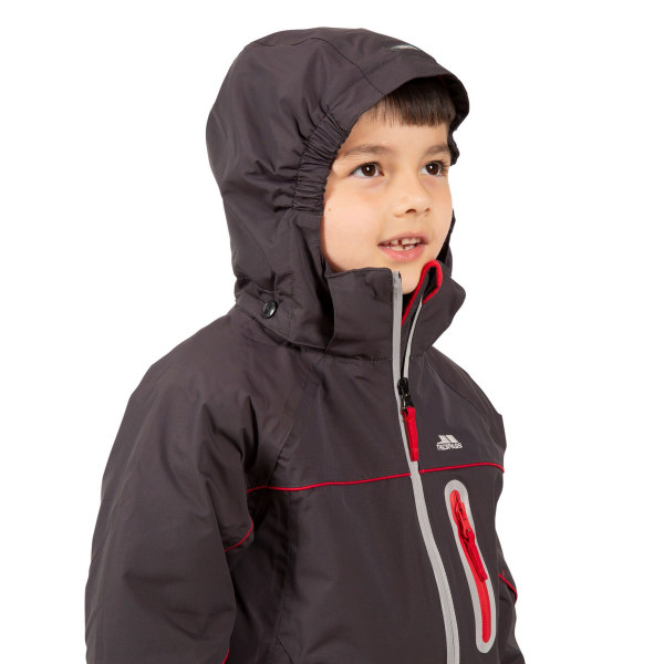 Trespass Boys Wilson TP75 Skidjacka 3-4 år Mörkgrå Dark Grey 3-4 Years