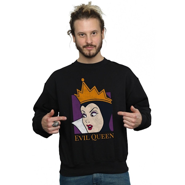 Disney Herr Evil Queen Cropped Head Sweatshirt L Svart Black L