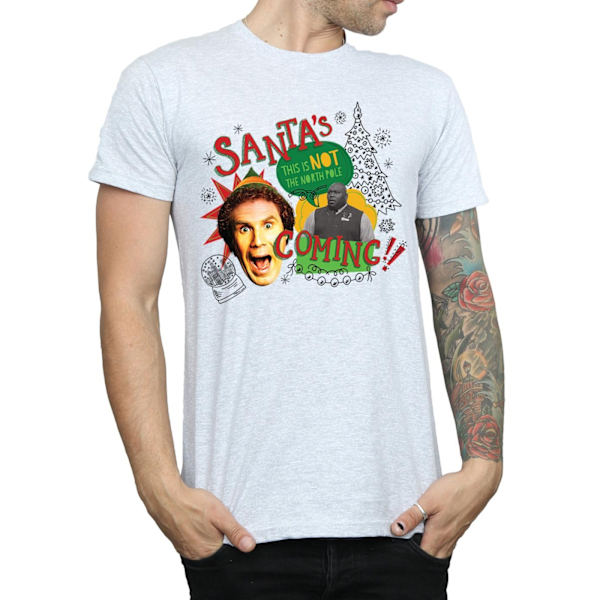 Elf Herr North Pole T-shirt M Sports Grey Sports Grey M