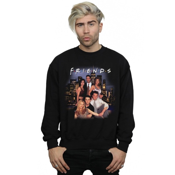 Friends Herr Homage Gruppfoto Sweatshirt S Svart Black S