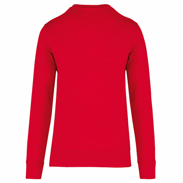 Kariban Unisex Vuxen Ekologisk Crew Neck Sweatshirt M Röd Red M