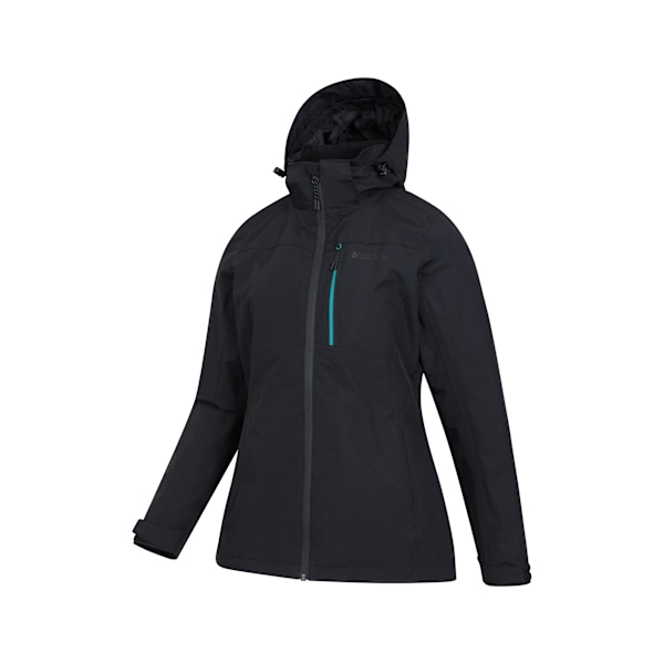 Mountain Warehouse Dam/Dam Rainforest II Extrem Vattentät Jet Black 6 UK