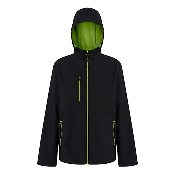 Regatta Professional Herr 2-lagers Softshelljacka M Svart/Lime Black/Lime Green M