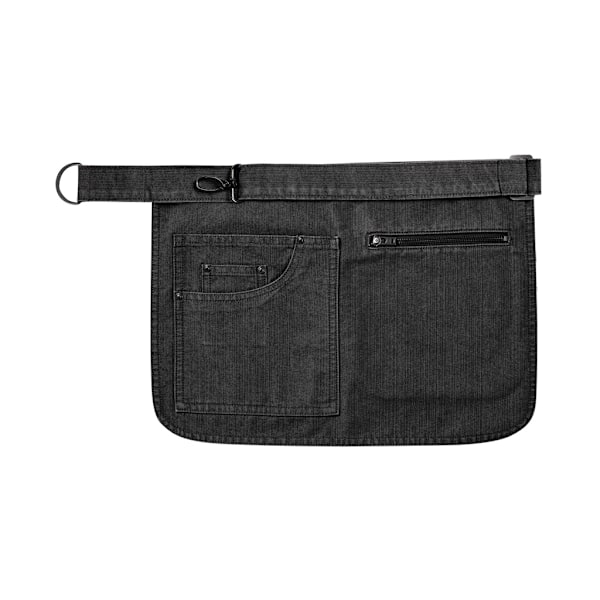 Premier Adults Unisex Metro Utility Hip Apron One Size Black De Black Denim One Size