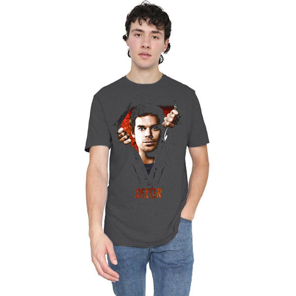 Dexter Unisex Vuxen Body Bad T-Shirt M Kolgrå Charcoal M