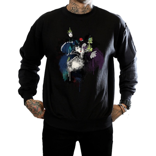 Disney Herrskjorta Skurkar Skiss Sweatshirt XL Svart Black XL