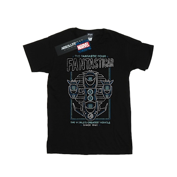 Marvel Boys Fantastic Four Fantasticar Neon T-shirt 12-13 år Black 12-13 Years