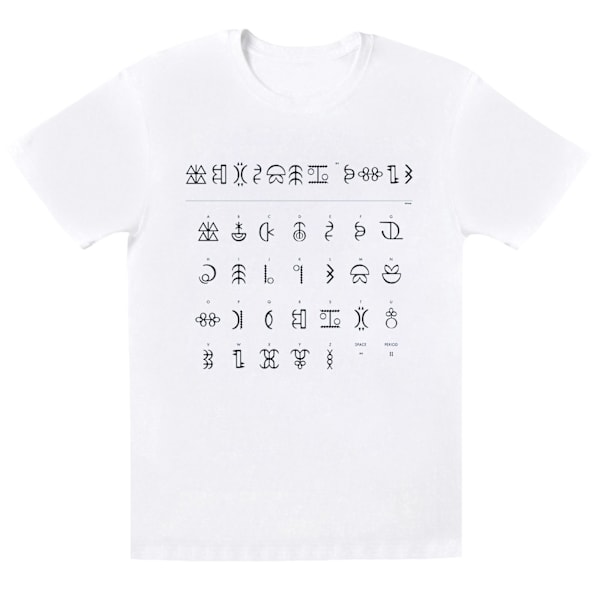 Disney Boys Artemis Fowl Gnommish Alphabet T-Shirt 5-6 år Vit White 5-6 Years