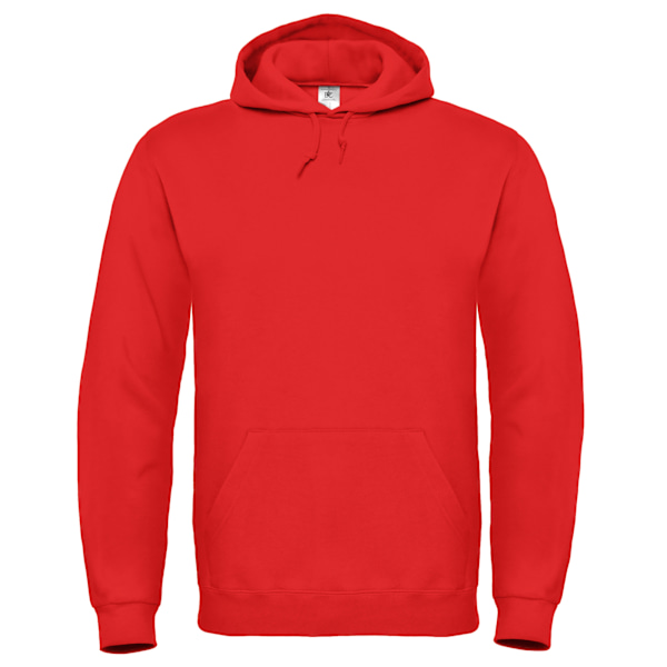B&C Unisex Vuxen Tröja med Huva/Hoodie L Röd Red L
