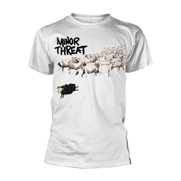 Minor Threat Unisex Vuxen Out Of Step T-Shirt S Vit White S