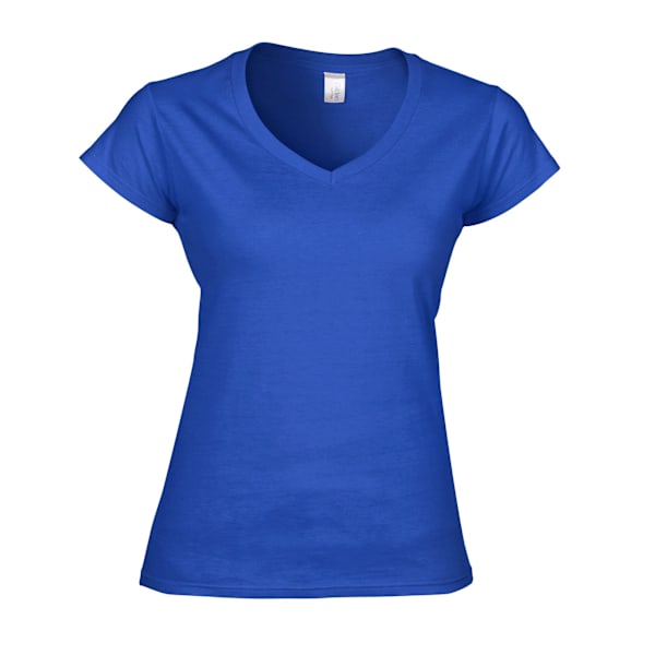 Gildan Dam/Damer Mjuk Stil V-ringad T-shirt S Royal Blue Royal Blue S
