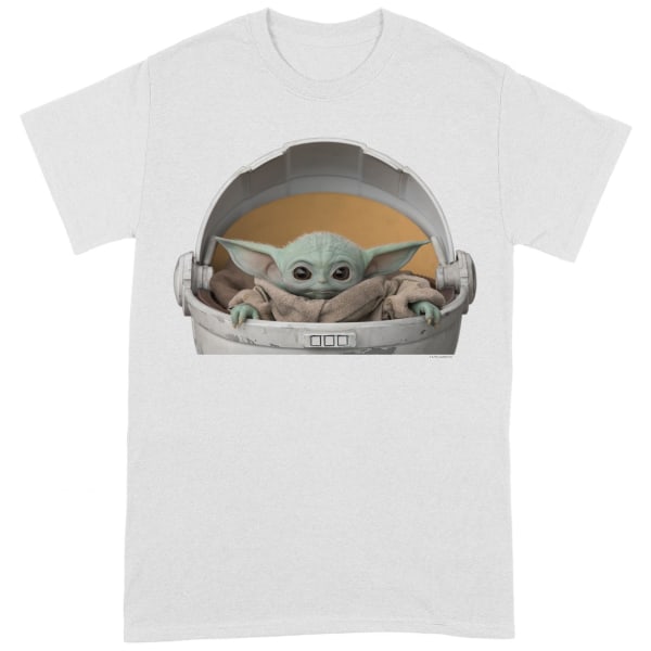 Star Wars: The Mandalorian Unisex Adult The Child Pod T-shirt X White XL