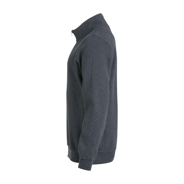 Clique Unisex Vuxen Basic Half Zip Sweatshirt S Antracit Mela Anthracite Melange S