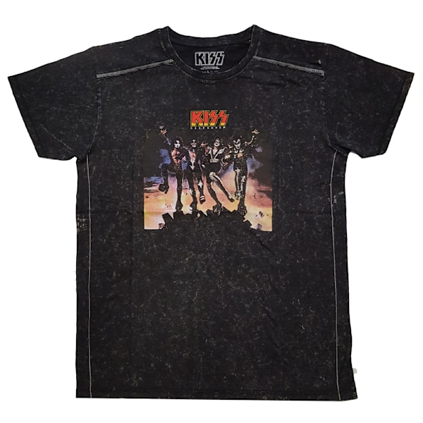 Kiss Unisex Adult Destroyer T-Shirt S Svart Black S