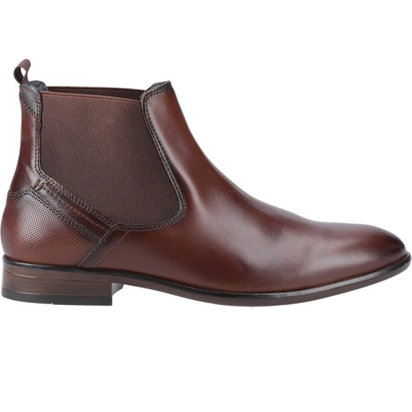 POD Frank Chelsea Boots i Läder för Män 9 UK Cognac Cognac 9 UK
