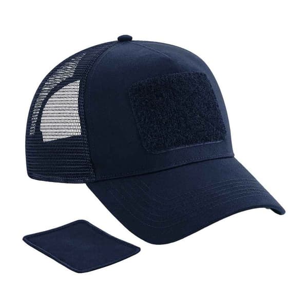 Beechfield Unisex Vuxen Patch Snapback Cap One Size Svart Black One Size