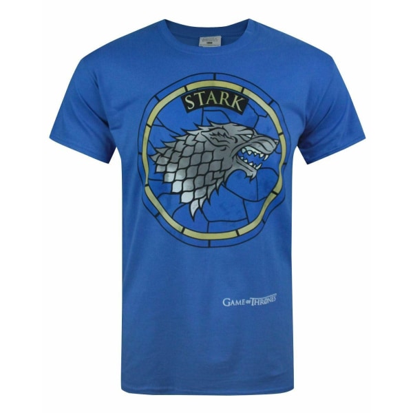 Game Of Thrones Stark T-shirt för män S Blå Blue S