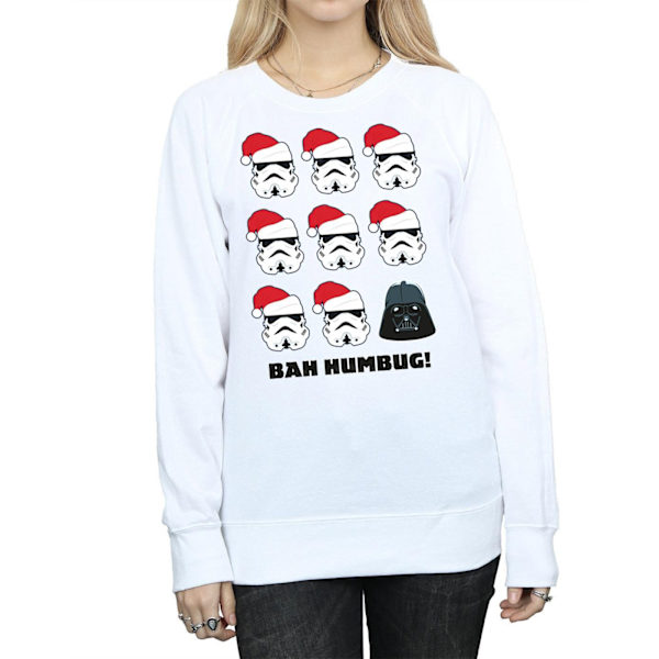 Star Wars Dam/Damer Jul Humbug Sweatshirt M Vit White M