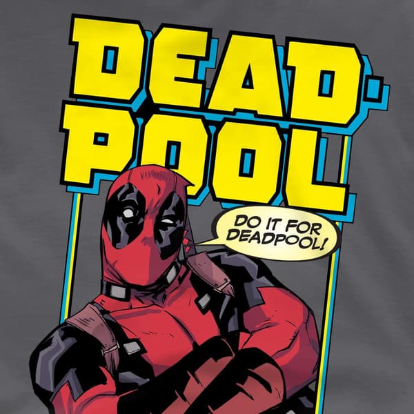 Deadpool Herr Do It For Deadpool T-Shirt L Ljusgrafit Light Graphite L