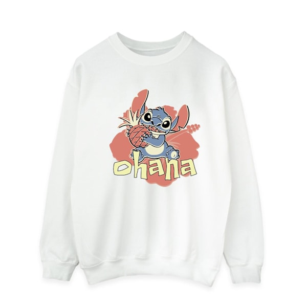 Disney Herr Lilo And Stitch Ohana Ananas Sweatshirt L Vit White L