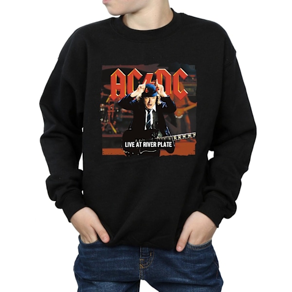 AC/DC Boys Live At River Plate Columbia Records Sweatshirt 5-6 Black 5-6 Years