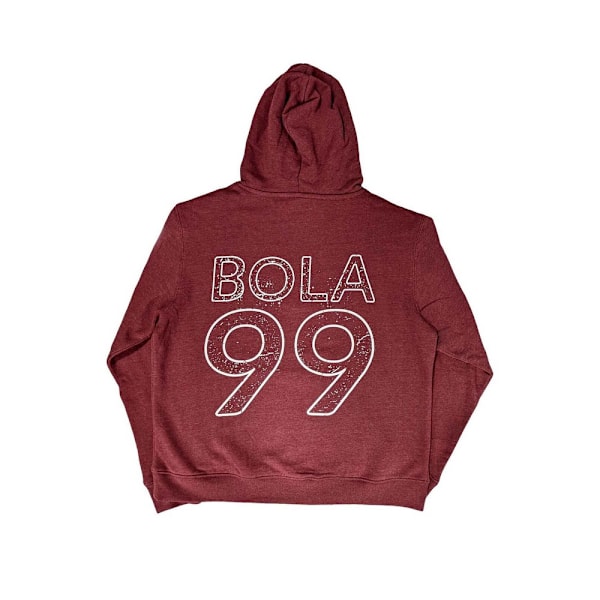 Rage Against the Machine Unisex Vuxen Battle 99 Ryggtryck Huva Maroon XL