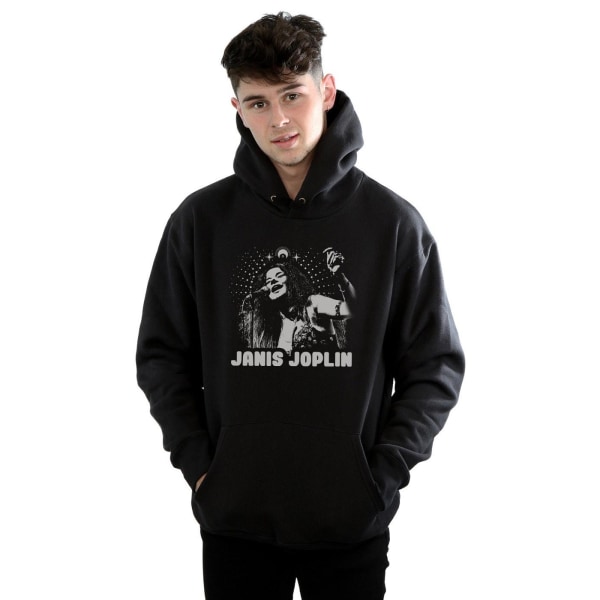 Janis Joplin Mens Spiritual Mono Hoodie 3XL Svart Black 3XL