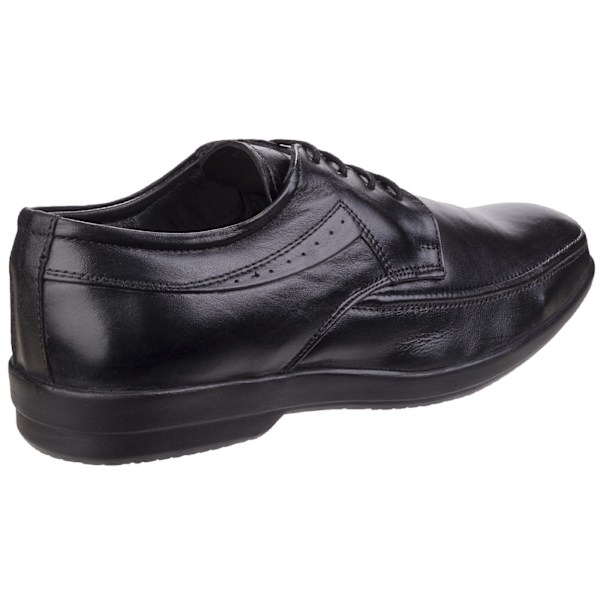 Fleet & Foster Dave herr Oxford-skor med förklädesnos, formella skor, 12 UK, svart Black 12 UK