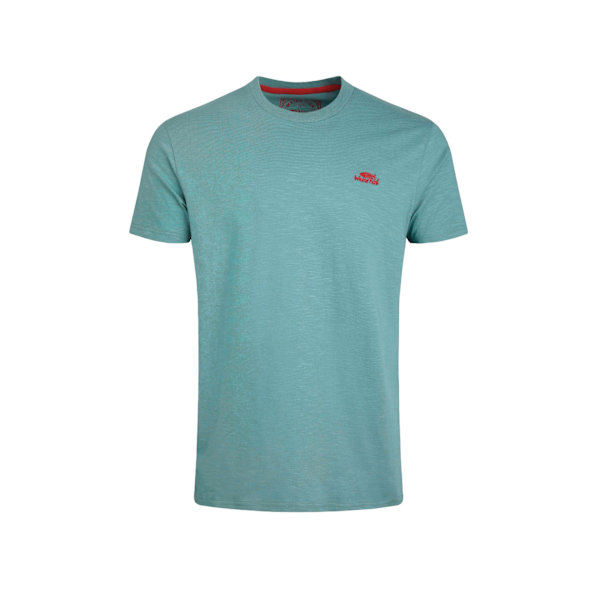 Weird Fish Mens Logo Organic Cotton T-Shirt 4XL Mineral Blue Mineral Blue 4XL