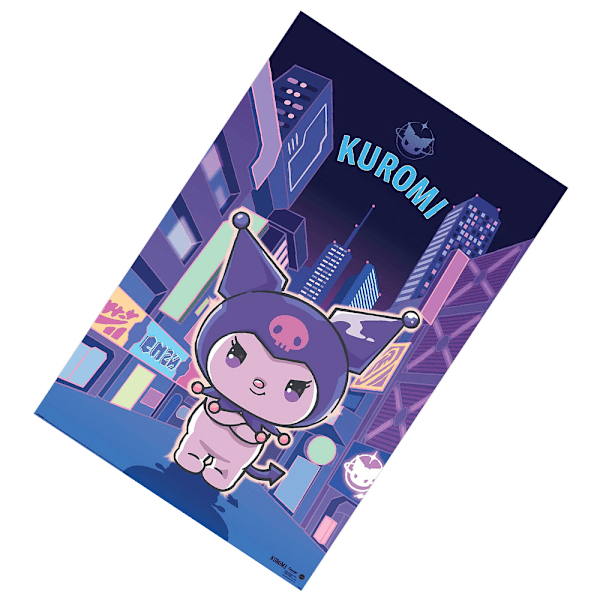 Kuromi Ambition Pappersposter 91cm x 61cm Flerfärgad Multicoloured 91cm x 61cm