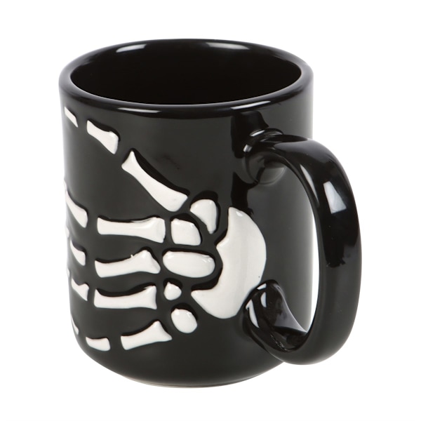 Something Different Bats And Bones Skelett Hand Mug En Storlek B Black/White One Size