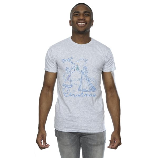 Disney Herr Frozen Magic Jul T-shirt XXL Sports Grey Sports Grey XXL