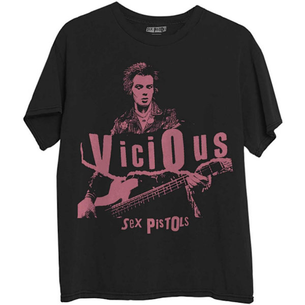 Sex Pistols Unisex Adult Sid Bomull T-shirt XL Svart Black XL