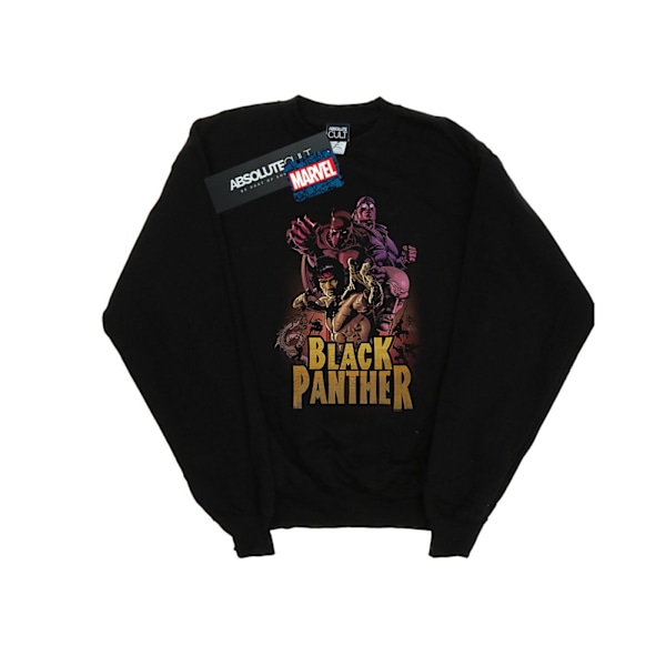 Marvel Girls Black Panther Ninja Sweatshirt 5-6 år Svart Black 5-6 Years