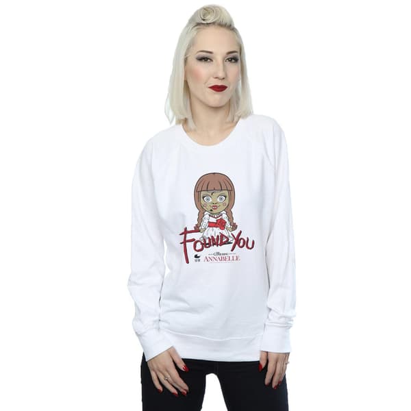 Annabelle Dam/Kvinnor Chibi Found You Sweatshirt S Vit White S