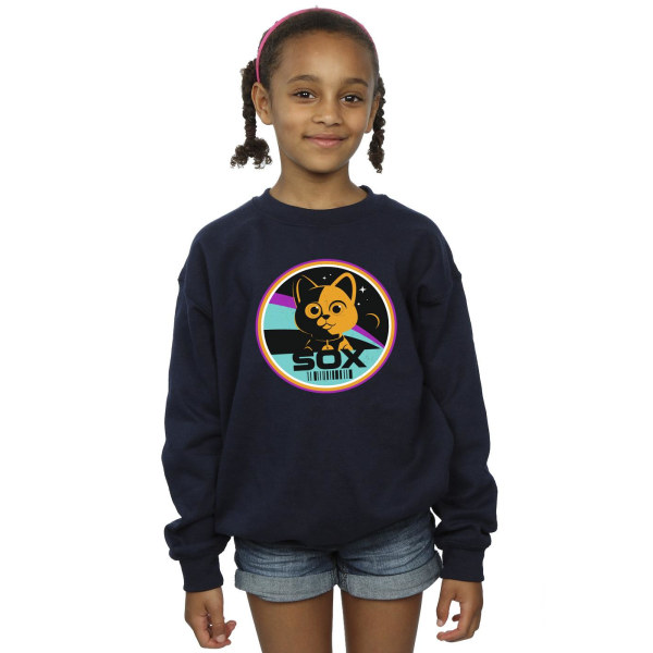 Disney Girls Lightyear Sox Circle Sweatshirt 3-4 år Marinblå Blu Navy Blue 3-4 Years