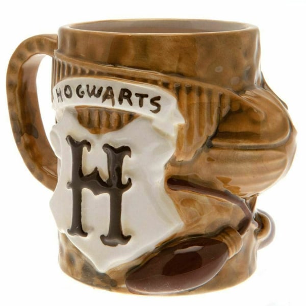 Harry Potter Quidditch Mugg En Storlek Brun Brown One Size